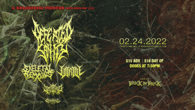 The Sanguinary Impetus US Tour 2022 — Metalchondria